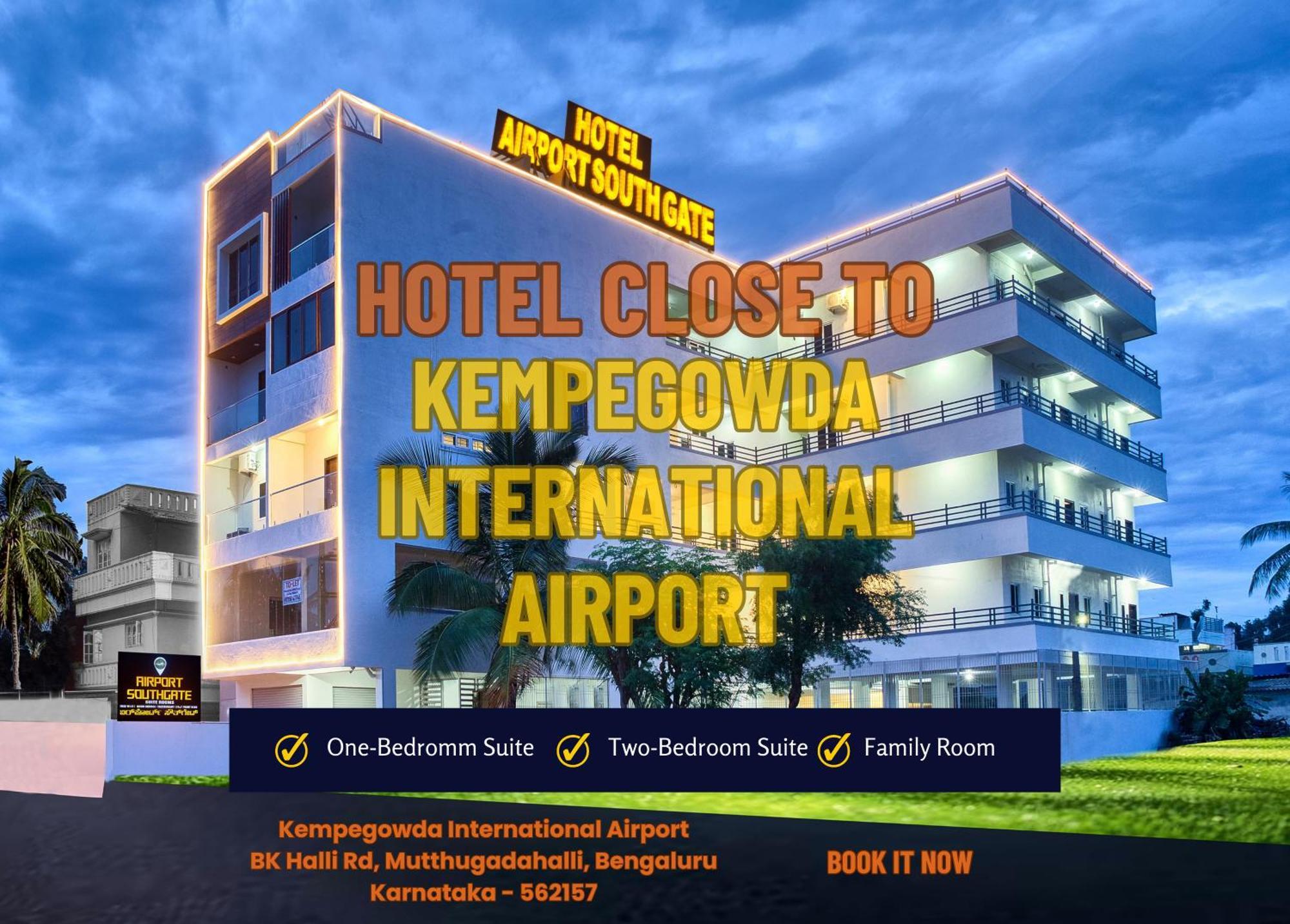 Hotel Airport Southgate Bangalore Devanahalli Eksteriør billede